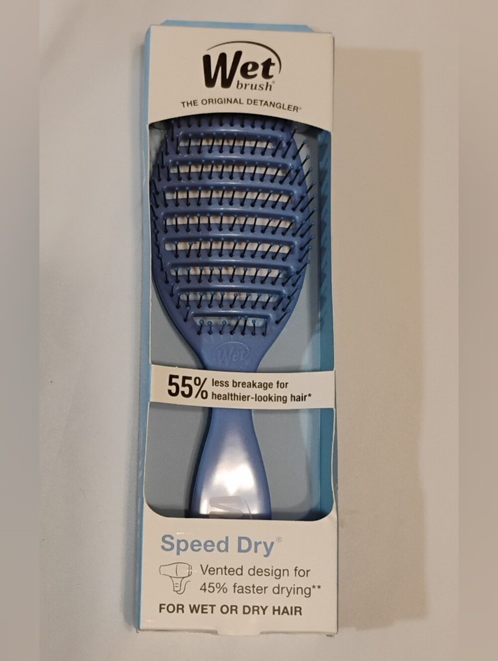 Wet Brush Speed Dry Vented Detangler - Sky